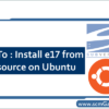 install-e17-from-svn-source