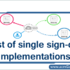 single-sign-on-implementations