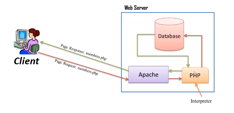 Php internals. Что такое клиент и сервер в php. Php интерпретатор. Схема интернет веб сервер Apache php база данных. Php Server client.