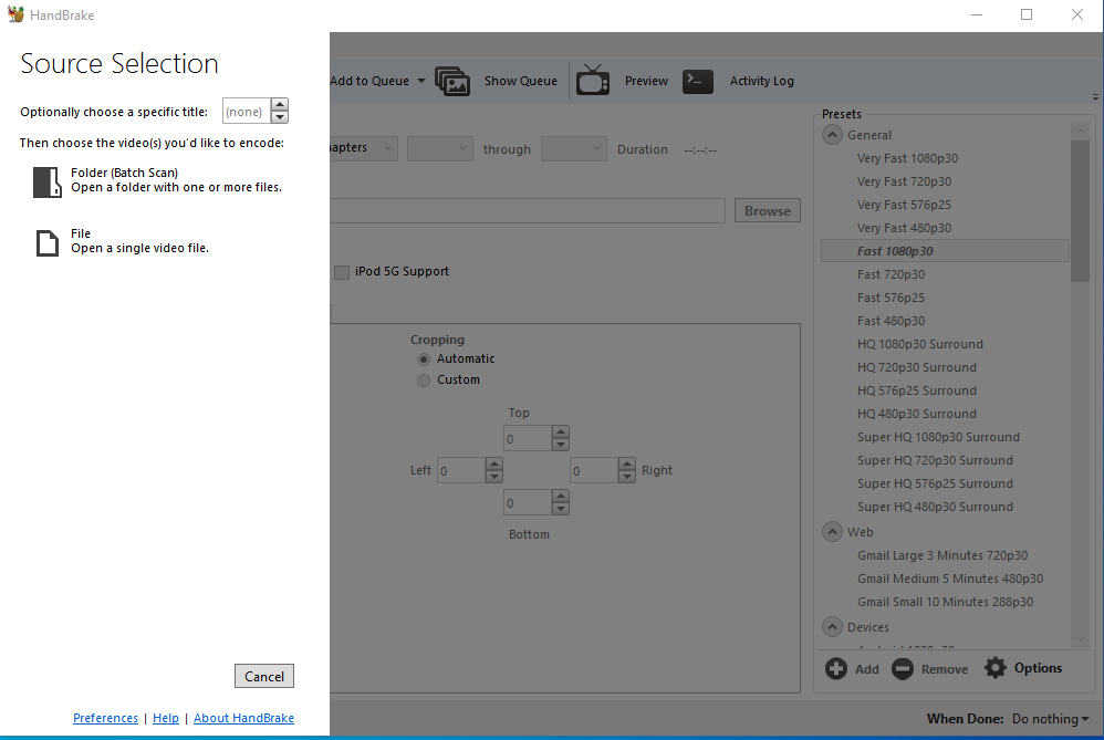 handbrake video converter handbrake video converter