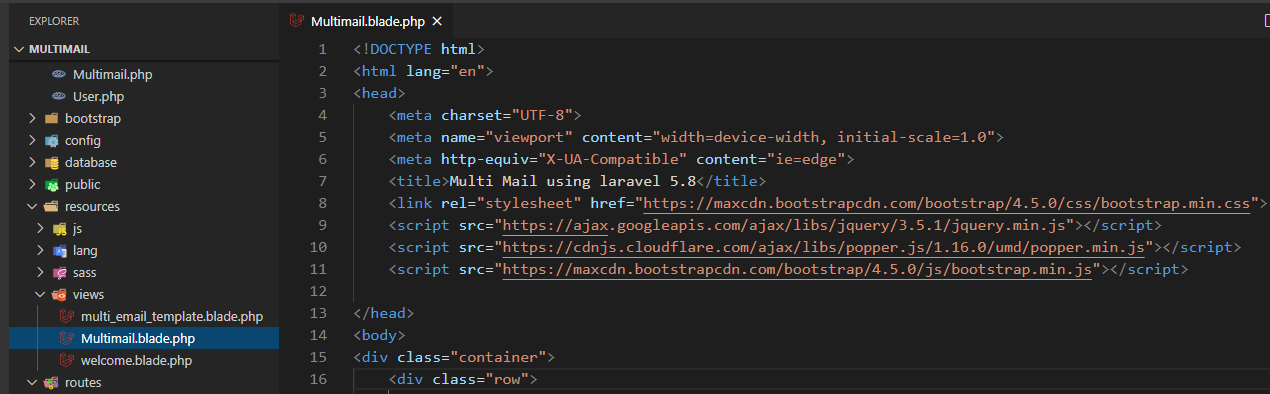 How can send multi email using laravel 5.8 - DevOpsSchool.com
