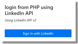 How to Sign-in or login from PHP 7 using LinkedIn API? - DevOpsSchool.com