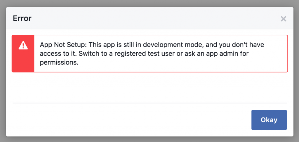 Facebook Error App Not Active: What It Means & How to Fix