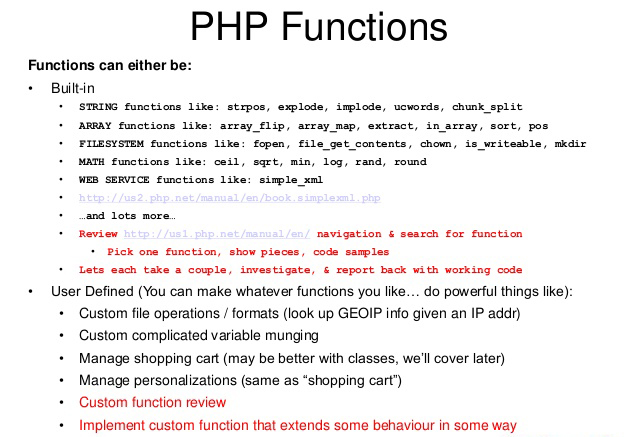 Complete Guide and Tutorials for PHP Functions with example -  DevOpsSchool.com