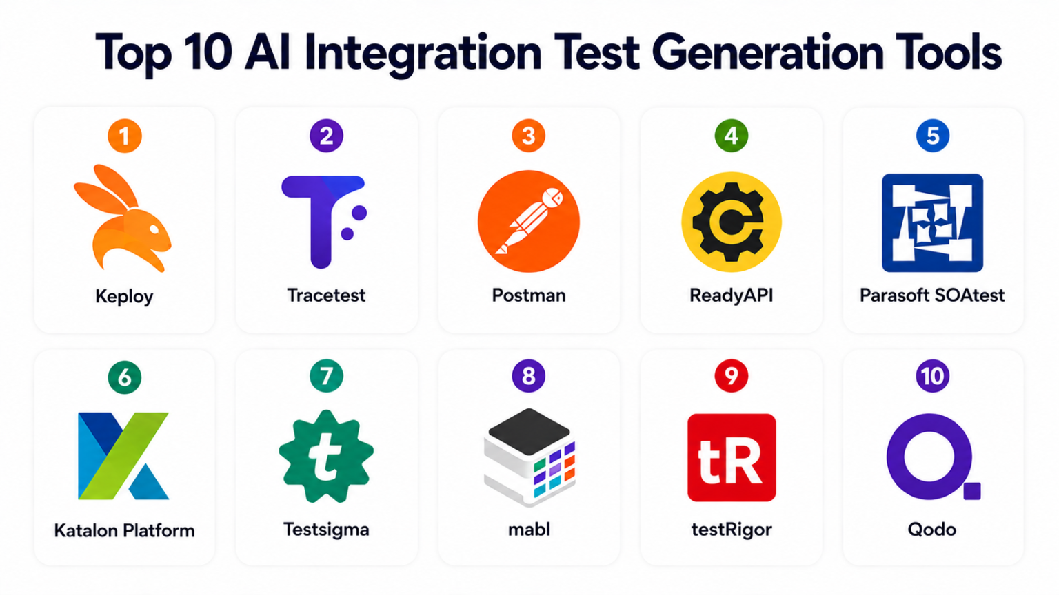 Top 10 AI Integration Test Generation Tools: Features, Pros, Cons ...