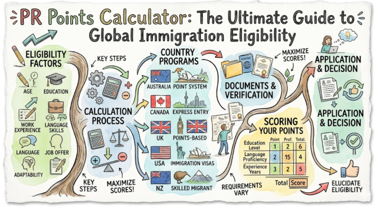 Pr Point Table PR Points Calculator: The Ultimate Guide to Global Immigration Eligibility