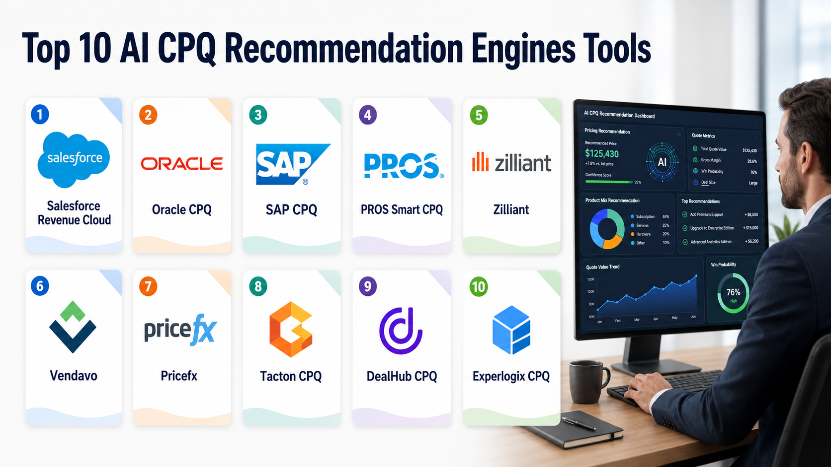 Top 10 AI CPQ Recommendation Engines: Features, Pros, Cons & Comparison