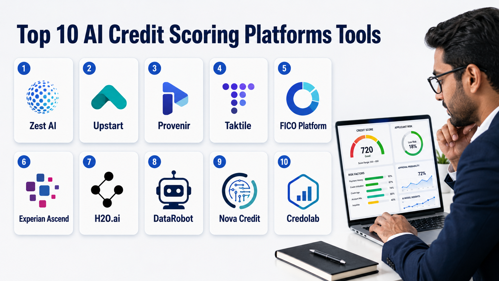 Top 10 AI Credit Scoring Platforms: Features, Pros, Cons & Comparison