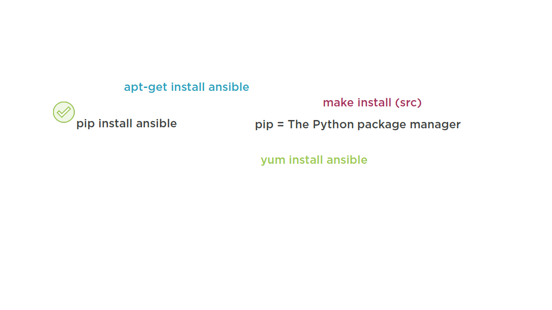 Many Ways to Install Ansible