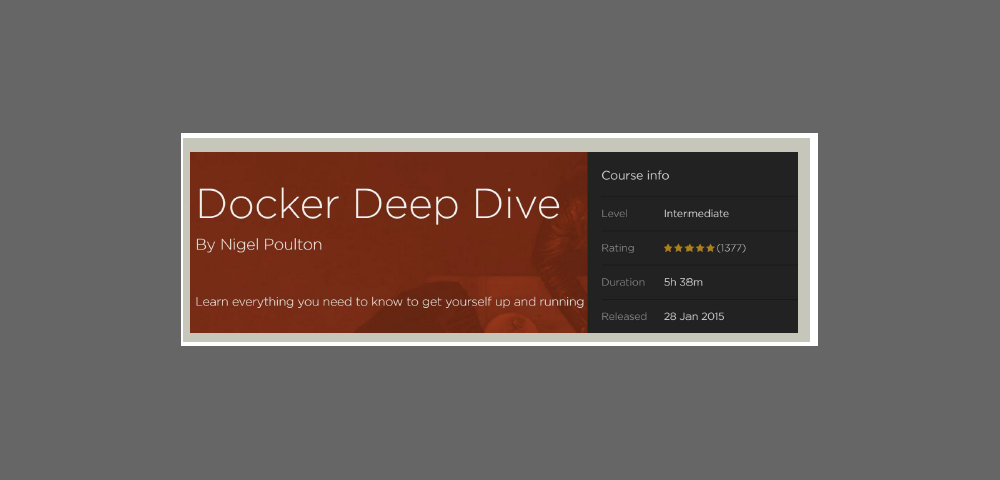 docker deep dive
