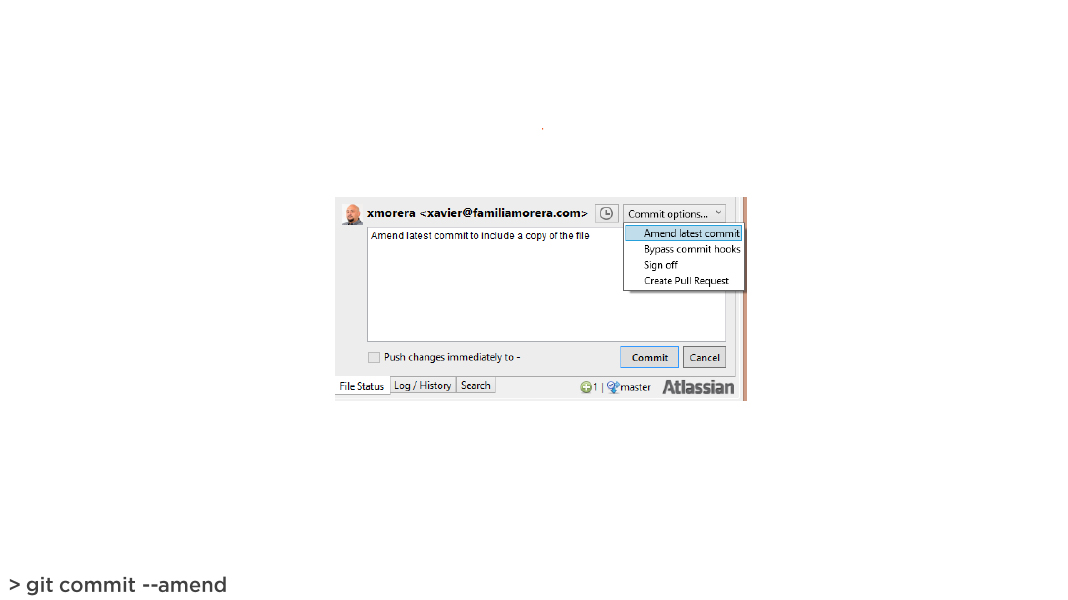 git amend commit