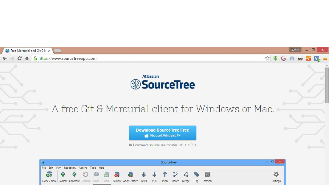 git how do i get source tree