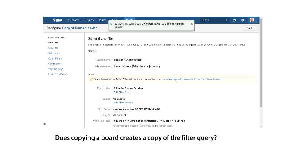 Configure: Copy for Kanban 