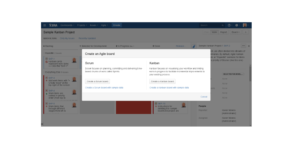 Configure: Create Board for Kanban 