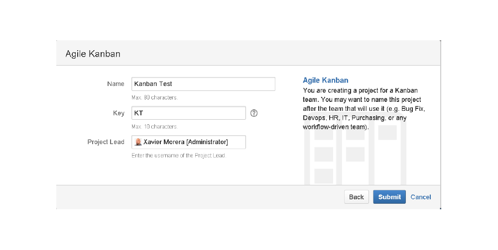 Creating a New Agile Kanban Project 2