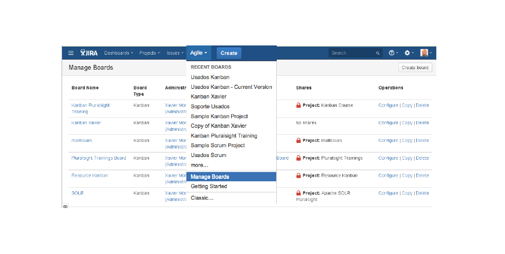 Manage Boards: Create Board