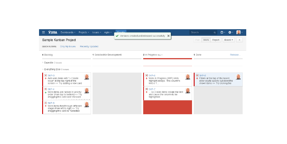 Version Released for Kanban 