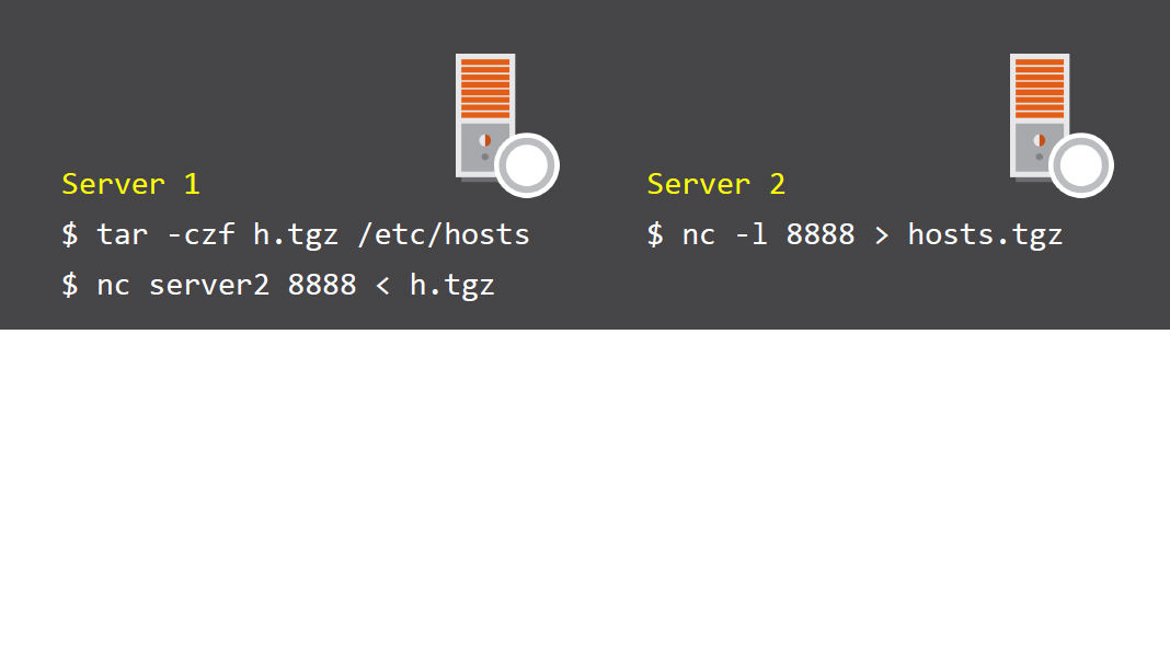 transfer files between hosts for linux