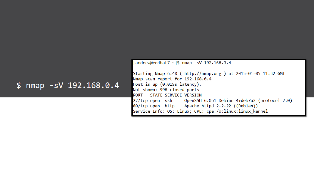 version scans for linux
